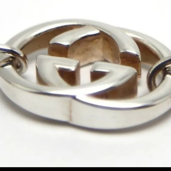 GUCCI RARE DOUBLE GG NECKLACE PRISTINE CONDITION - Picture 4 of 4